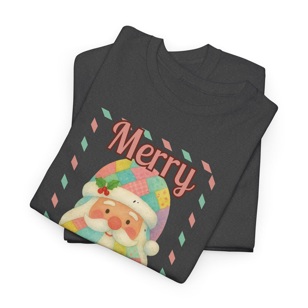 Merry Christmas Santa T-Shirt — Cute Pastel Santa Holiday Tee