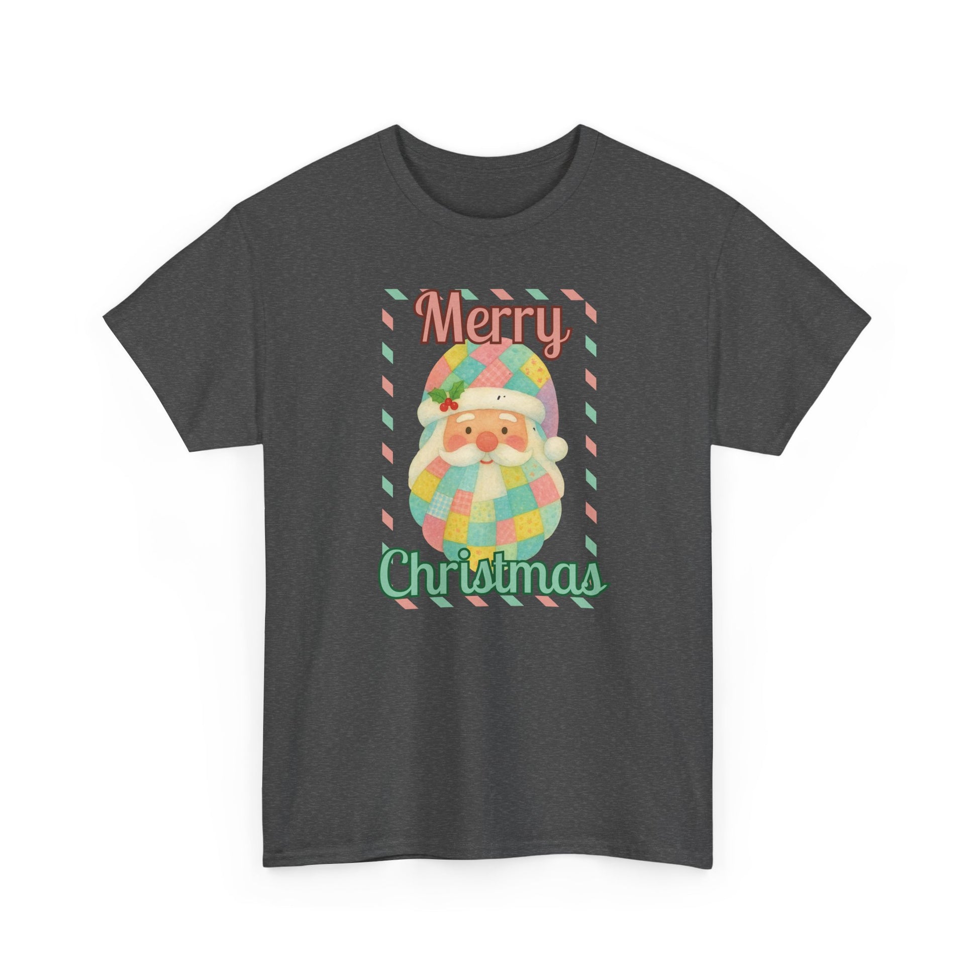Merry Christmas Santa T-Shirt — Cute Pastel Santa Holiday Tee