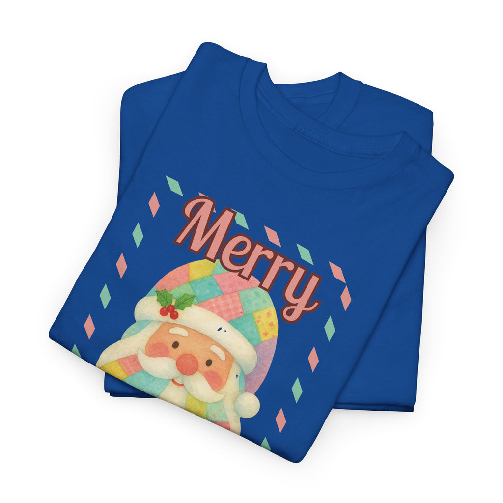 Merry Christmas Santa T-Shirt — Cute Pastel Santa Holiday Tee