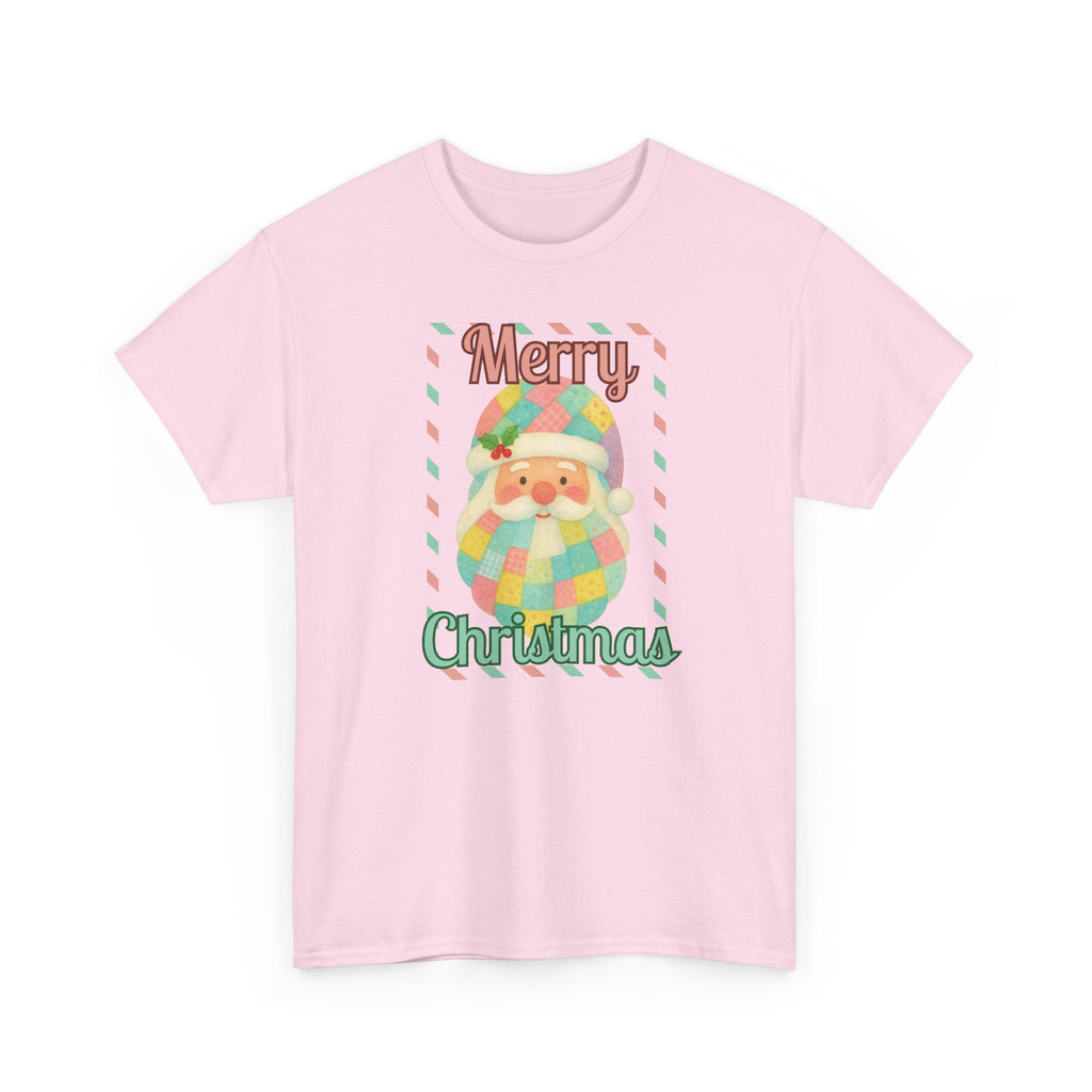 Merry Christmas Santa T-Shirt — Cute Pastel Santa Holiday Tee